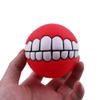 Lankater 1-Piece Squeaky Smile Ball Dog Toy, Tooth-Cleaning Chew Toy, Random Color view 4