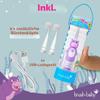 Brush-Baby Rechargeable Electric Toothbrush for Kids, Ages 0–10, WildOnes Hippo Design with Flashing Lights, DeepClean Bristles, 2 Replacement Heads & USB Cable view 3