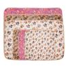 Brown Dog Blanket, Soft Warm Pet Bed Blanket with Paw Print Design, Pet Sofa Cushion, 4-Piece Set, L view 4