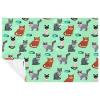 BestIdeas Cat-Print Blanket, Soft Warm Throw for Bed, Couch, Sofa, Picnic, Camping, and Beach, 150 x 100 cm view 1