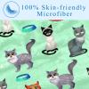 BestIdeas Cat-Print Blanket, Soft Warm Throw for Bed, Couch, Sofa, Picnic, Camping, and Beach, 150 x 100 cm view 3