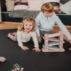 Sanosoft Baby Play Mat Made in Germany, OEKO-TEX Anti-Slip, 180 x 220 cm, Black view 2