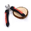 Dog and Cat Nail Clippers with Safety Guard and File, Red view 4