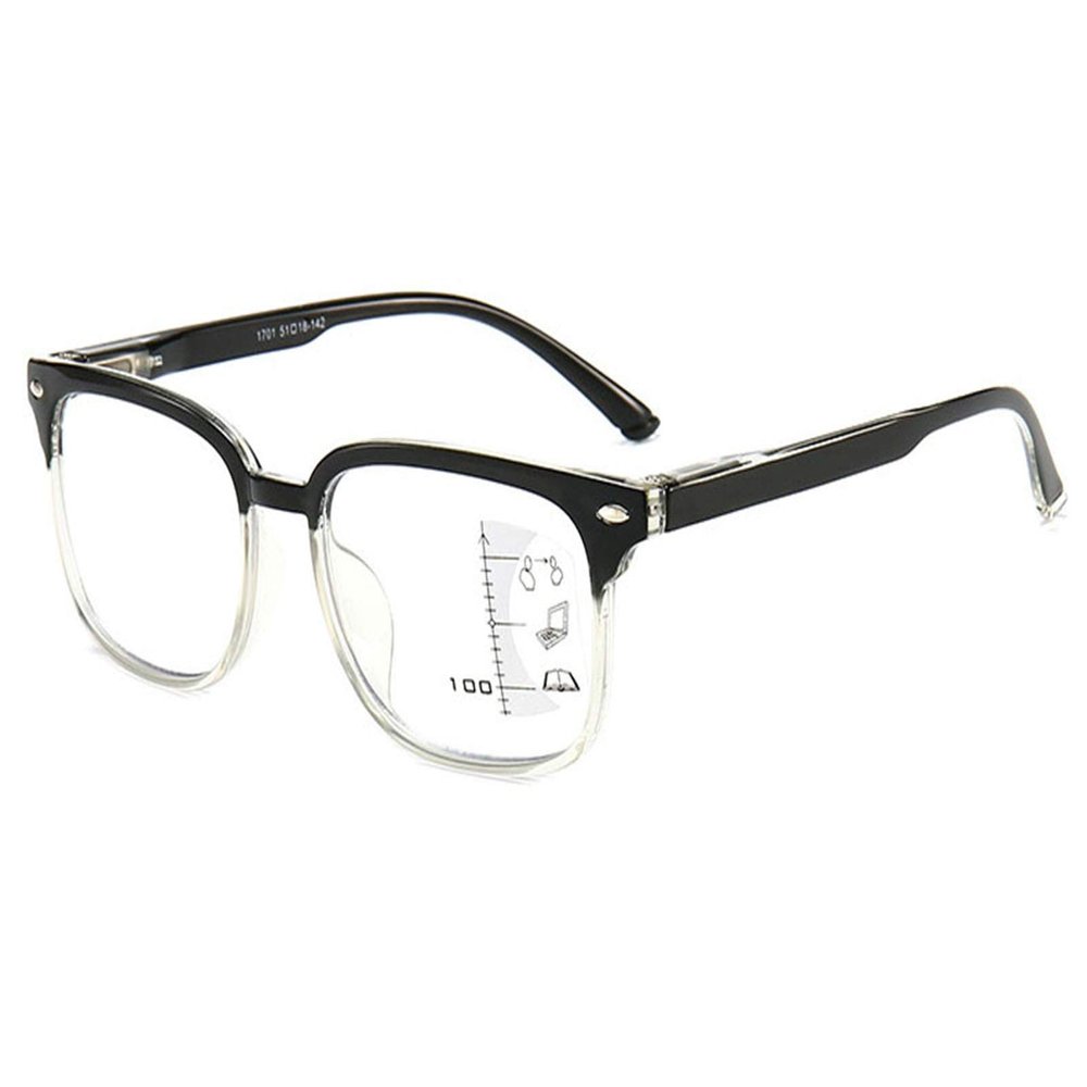 keepmore Progressive Multifocus Computer Reading Glasses, Blue-Light Blocking, Spring Hinges, +1.0 to +3.5