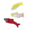 GLORIA Plush Dog Toy - Red - 29cm - Fish Lead - with Squeaker view 2