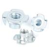 Four-Prong Furniture Insert Nut, M3–M10, 20 Pieces view 1