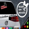 Baby on Board Bow Sticker – Birth Sticker for Parents, Grandma & Grandpa, 6 Sizes, 21 Colors view 2