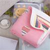 Hayisugal 100% Cotton Baby Blanket, Soft Knitted Crawling Blanket, Pink Rabbit, 115 x 120 cm view 3