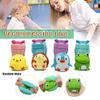 ZS ZHISHANG Double-Sided Flip Gift Box Animal Fidget Toy, Portable Cute Silicone Decompression Toy, Novelty Soft-Surface Gift for Adults and Children—Shipped Randomly view 3