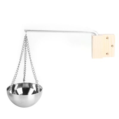 Jenngaoo Sauna Aromatherapy Bowl, Stainless Steel, 12.7 cm