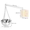 Jenngaoo Sauna Aromatherapy Bowl, Stainless Steel, 12.7 cm view 2