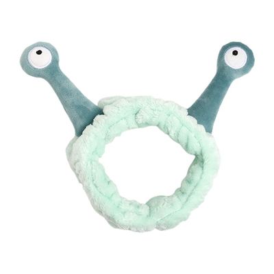 Women's and Girls' Plush Snail Antenna Spa Headband