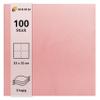 HEKU 100 Solid-Color 3-Ply Napkins, 33 x 33 cm, Pink view 2