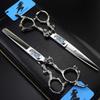 SLRMKK Hairdressing Scissors Set, Professional Hair Cutting and Thinning Scissors for Salon, Barber, or Home Use, Lightweight and Sharp, C, 5.5-Inch Set view 4