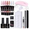 ARTOCT Poly Nail Builder Gel Kit with Nail Lamp view 1
