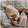 Ruberella Hooded Baby Towel, Beige, 75 x 100 cm, 100% Organic Cotton Muslin view 2