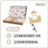 Ruberella Hooded Baby Towel, Beige, 75 x 100 cm, 100% Organic Cotton Muslin view 3