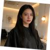 Lurrose Waterproof Haircut Cape, Black, 120 x 150 cm view 4