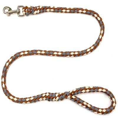 Jumbo Dog Leash for Large Dogs, 3 m, Country Gray-Beige-Brown