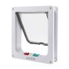 Hua Cat Flap with 4-Way Lock for Metal Doors and Windows, 3 Sizes (Small) view 1
