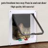 Hua Cat Flap with 4-Way Lock for Metal Doors and Windows, 3 Sizes (Small) view 2