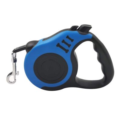 Retractable Dog Leash, 5 m, Blue