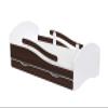 BDW Children's Bed/Youth Bed 140/160/180 with Drawer and Mattress (180 x 80 cm, Wenge Wood) view 1