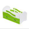 BDW Children's Bed/Youth Bed 140/160/180 with Drawer and Mattress (140 x 70 cm, Green) view 2