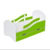 BDW Children's Bed/Youth Bed 140/160/180 with Drawer and Mattress (140 x 70 cm, Green) view 3