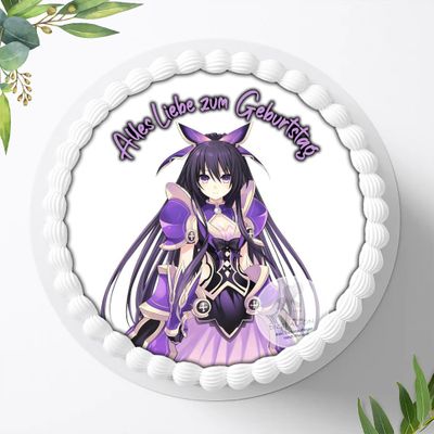 Manga Anime Edible Cake Topper, Fondant Cake Image, 20 cm