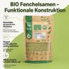 OmVeda Organic Whole Fennel Seeds 200 g view 3