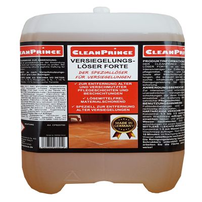 Versiegelungslöser Forte Liquid, 10 Liters – Removes Old Floor Finishes and Care Coatings