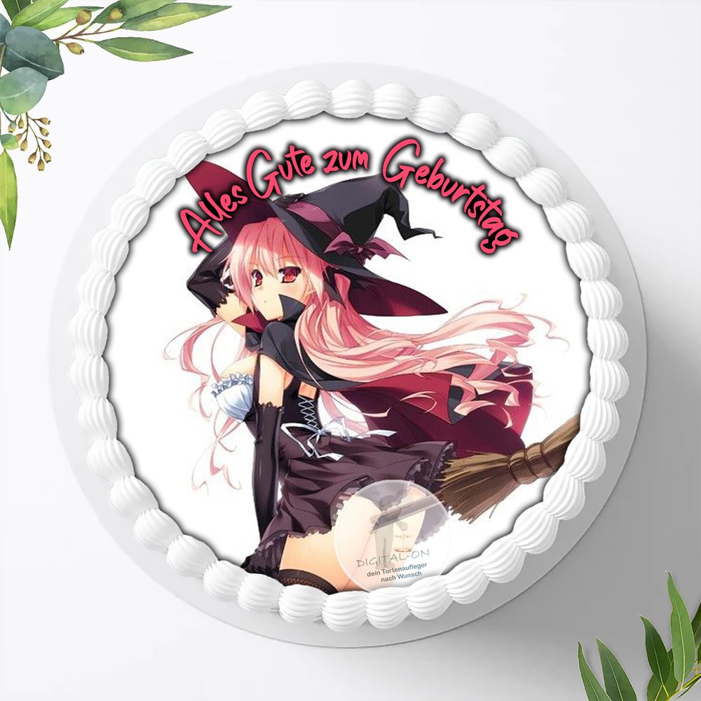 Manga Anime Edible Cake Topper, 20 cm – 0866w