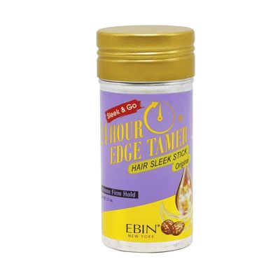 EBIN NEW YORK 24-Hour Edge Tamer Hair Sleek Stick, Extra-Strong Hold, 2.7 oz, Original Sleek & Go