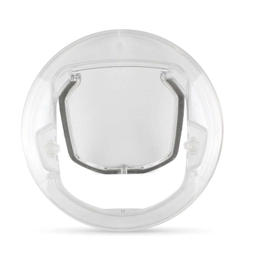 Hua Cat Door, 4-Way Lock, Transparent Flap for Wood Doors and Sliding-Glass Windows