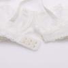 varsmiss Sexy Sheer Lace Underwire Bra Set with Thong, White, 75C view 4