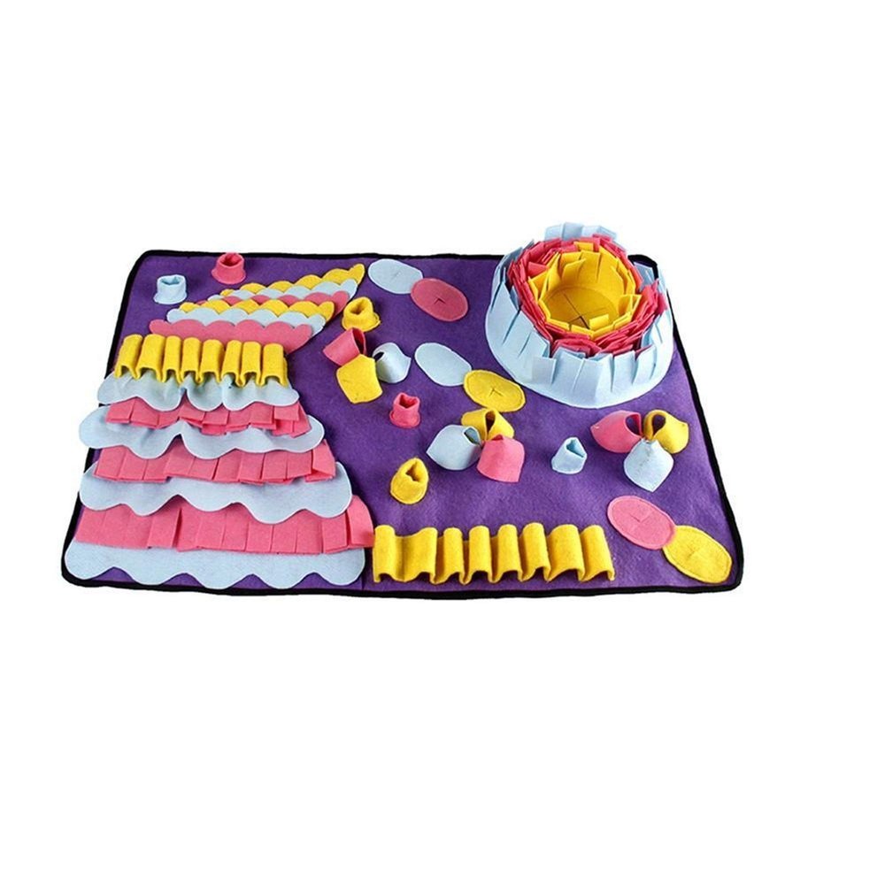 QSCTYG Dog Snuffle Mat for Nosework and Stress Relief