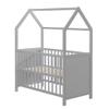 roba House Bed 60 x 120 cm, FSC-Certified, Taupe view 1