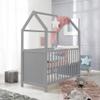 roba House Bed 60 x 120 cm, FSC-Certified, Taupe view 2