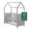 roba House Bed 60 x 120 cm, FSC-Certified, Taupe view 4