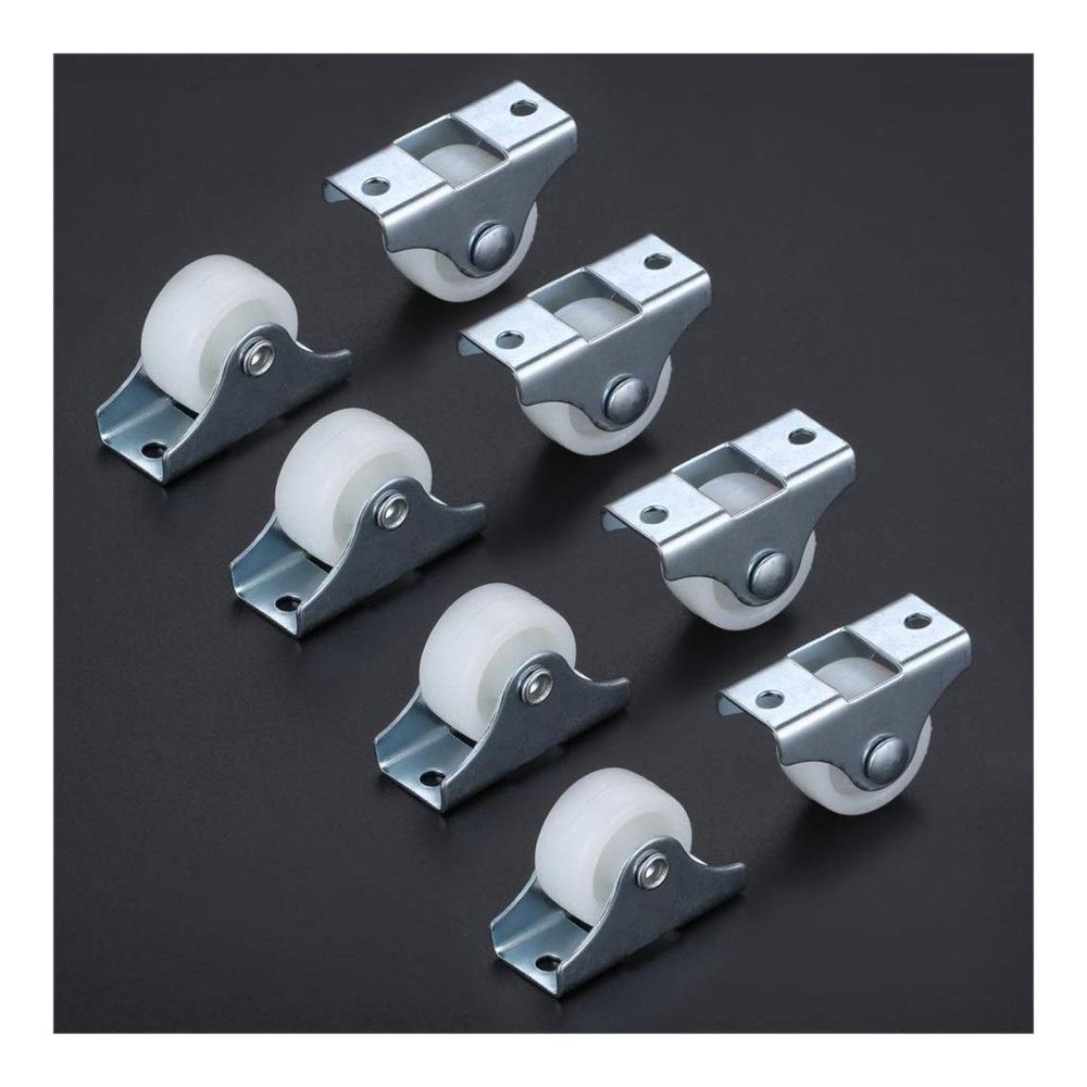 Temhyu Shuxiang 1-Inch Small Furniture Casters, 8-Pack