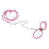 SALUTUYA Adjustable Hamster Harness with Traction Rope (Pink) view 2