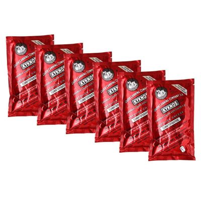 KYKNOS S.A. Greek Canning Tomato Paste – Double-Concentrated Tomato Paste from Greece, 28–30%, 6-Pack, 6 x 70 g Aluminum Pouches