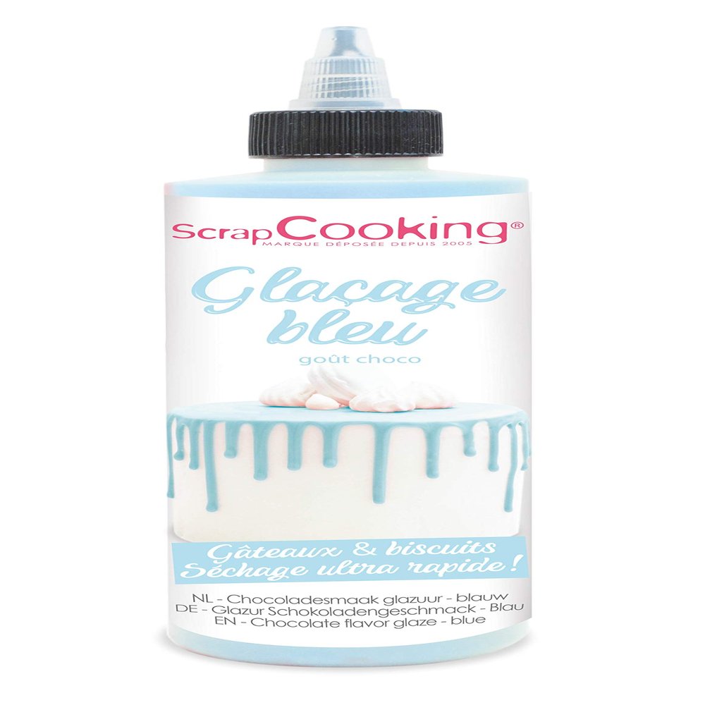 ScrapCooking Blue Drip Cake Glaze, 130 g