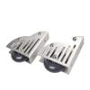 Temhyu Shuxiang Small Furniture Casters, Black, 2-Piece Set view 4