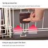 NYKK Dog Cage/Dog Crate Transport Crate, Indoor Double Compartment Dog and Cat Cage view 2