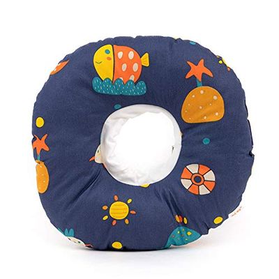 Bienwwow Cat Recovery Collar, Soft Adjustable Elizabethan Collar for Cats and Small Dogs, M, 7slhdsj