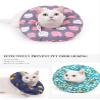 Bienwwow Cat Recovery Collar, Soft Adjustable Elizabethan Collar for Cats and Small Dogs, M, 7slhdsj view 4