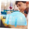 VILLCASE 2-Piece Hamster Hideouts, Mini Hamster Igloo Summer Cooling Houses, Plastic Small Pet Sand Bath, Assorted Colors view 2