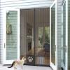 Hua Cat Door with 2-Way Lock, ABS and Nylon, for Wood Doors and Windows, 2 Sizes (42 x 37 cm) view 2